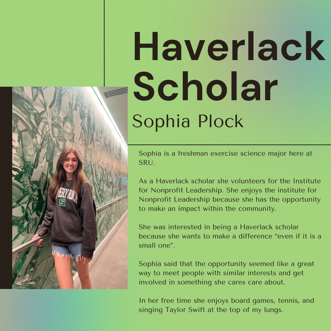 sru_ocel's tweet image. 2023 Haverlack Spotlight: Sophia Plock!🎉