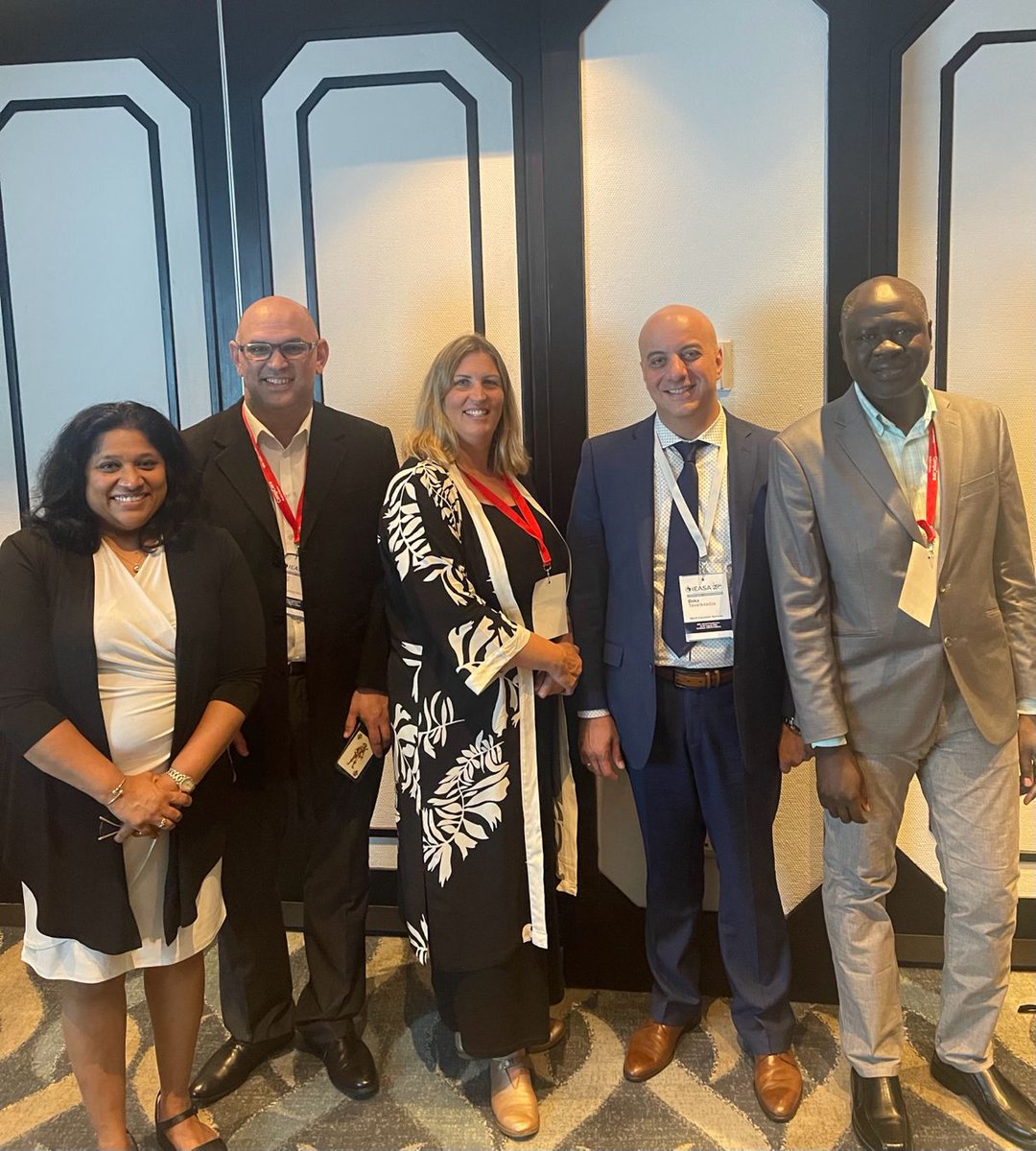 EstherTBenjamin's tweet photo. The #WES team was in action during the #IEASA Conference. Oumar Sanga and I presented on the international mobility of African #HigherEd qualifications, and Beka Tavartkiladze presented on refugee qualification recognition alongside colleagues at #SAQA and @ScalabriniCT. https://t.co/r3wF98LXaj
