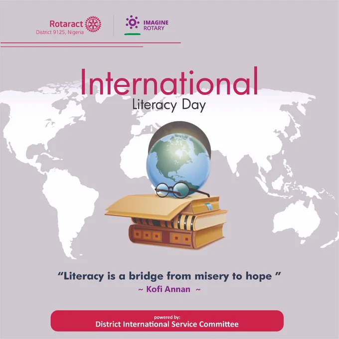 VCLE7's tweet image. Sept 8-- International Literacy Day!