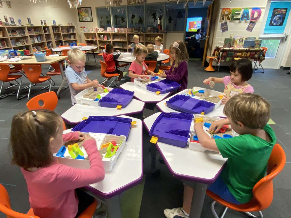 These kindergarteners are already in the swing of things. I can’t wait to have all of them in class!  <a href="/KisselburgJ67/">Jenny Kisselburg</a> #cherokeeinspires