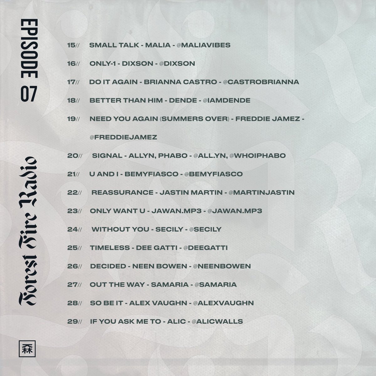 summerknocks's tweet photo. Before #kforest and the FFR team take off for the 🇺🇸 tour we whipped up a quick episode of some dope artists based in some of the cities we are visiting over the next two months . 📻
https://t.co/HkzaUegVsR https://t.co/m8COYSs1Fq