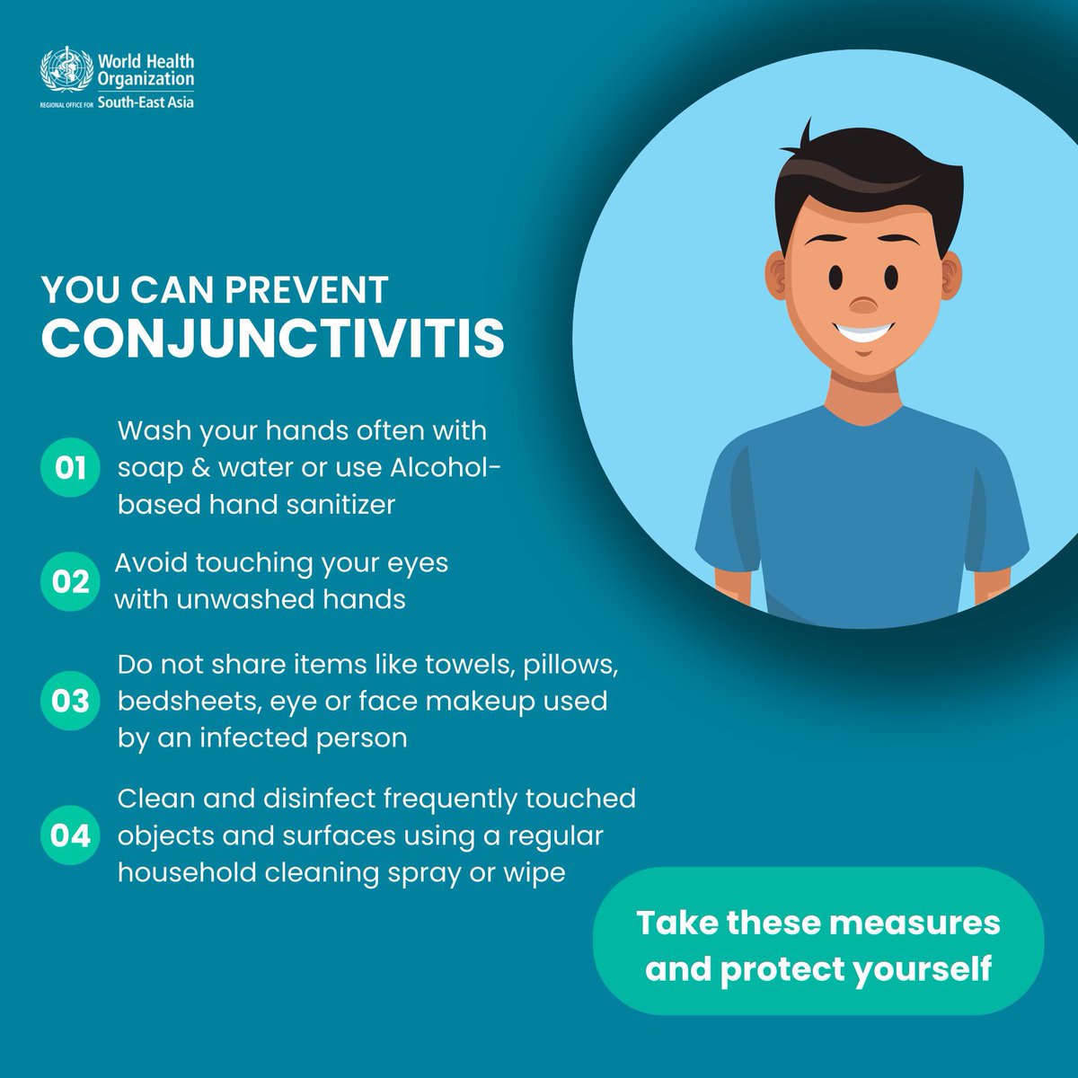 doctHERs (@docthers) on Twitter photo If you experience redness, itchiness, discharge or tearing of the eyes, reach out to your doctor immediately.
Let's prioritize eye health and keep each other safe!
Via <a href="/WHO/">World Health Organization (WHO)</a>
#doctHERs #HealthAlert #Conjunctivitis #HealthForAll #PreventiveHealthcare If you experience redness, itchiness, discharge or tearing of the eyes, reach out to your doctor immediately.
Let's prioritize eye health and keep each other safe!
Via <a href="/WHO/">World Health Organization (WHO)</a>
#doctHERs #HealthAlert #Conjunctivitis #HealthForAll #PreventiveHealthcare