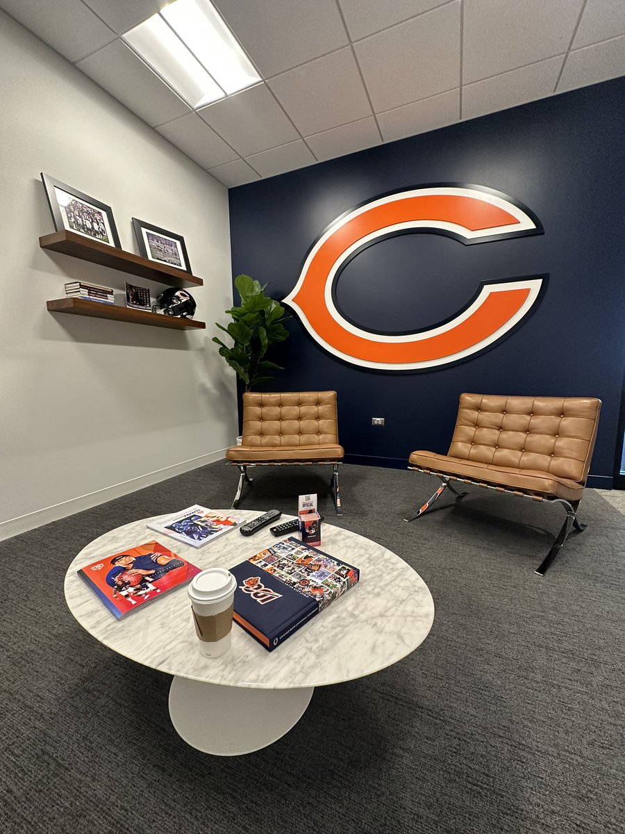 Couldn’t be more excited about this one. Great people all throughout the building. Ready to get to work @ChicagoBears