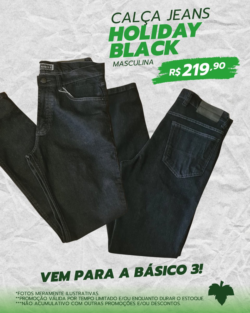 basico3moda's tweet image. MAIS UM JEANS PARA VOCÊ CHAMAR DE SEU 🖤

Quatro lojas físicas e atendimento on-line também, com estilo e conforto. Em nosso linktree estão os contatos e endereços.
.
.
.
#basico3 #moda #designdemoda #modamasculina #recife #pernambuco #promoção #roupas #jaboatão #olinda