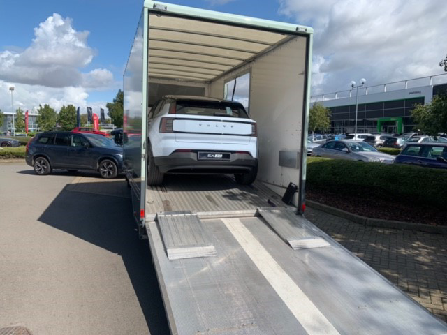 MarshallVolvo's tweet photo. Our special guest has arrived! 

The All-New Volvo EX30 has arrived at Marshall #Volvo #MiltonKeynes in time for our VIP preview!

We only have this car for Thursday and Friday so make sure you contact us, only a few appointment slots remain!

Book now > https://t.co/KpSAIMaUra https://t.co/JxmJXpigcz