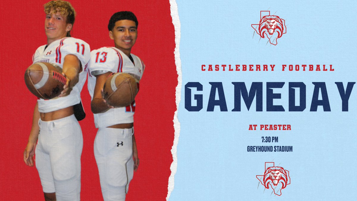 cberrysports's tweet photo. GAMEDAY
At Peaster
7:30 PM
------------
Game Information:
Tickets are sold at the gate for $5, cash only.
Senior and THSCA Passes are accepted.
All Visitor parking is at the Elementary School https://t.co/NAgVJKra6K