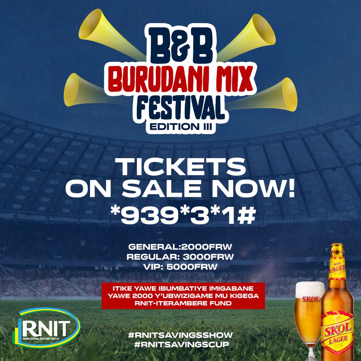 BB3Fest's tweet photo. We are counting days down!

B&amp;B Burudani Mix Festival III is knocking!

Grab your ticket now by pressing *939*3*1# Yes

#BBBMF4Savings https://t.co/clA69ukjTf