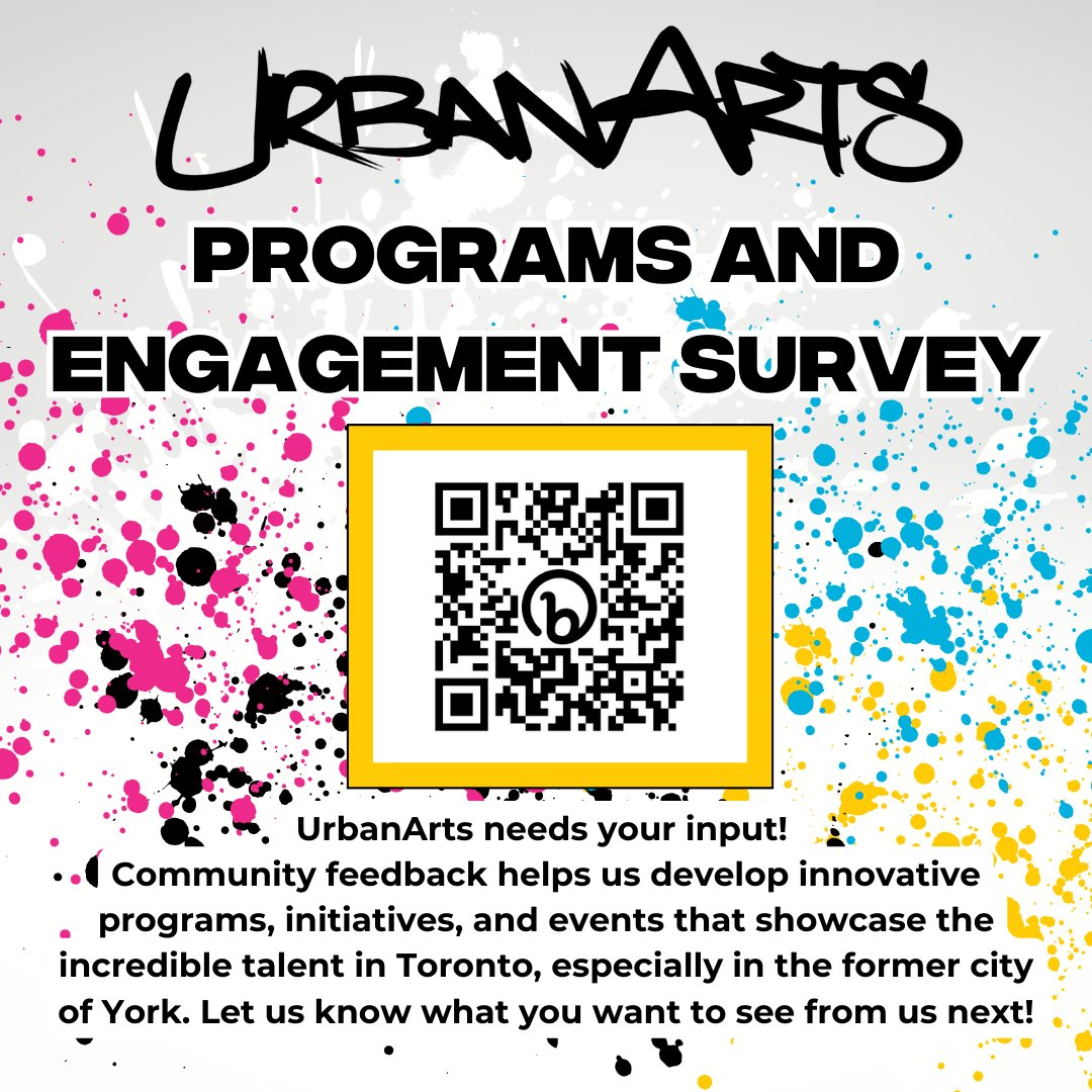 Join us in shaping the heart of UrbanArts! Share your thoughts in our Community Program Survey and help us create programs that truly resonate. Your voice matters! Click the link to take the survey: bit.ly/UAPrograms #UrbanArtsCommunity #ShareYourFeedback
