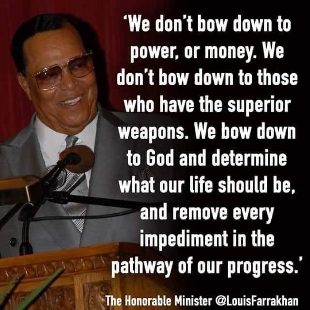 3xandrew's tweet photo. #Bow #Submission #power #money #God #impediment #StudyFarrakhan https://t.co/IjJRBC3wHA