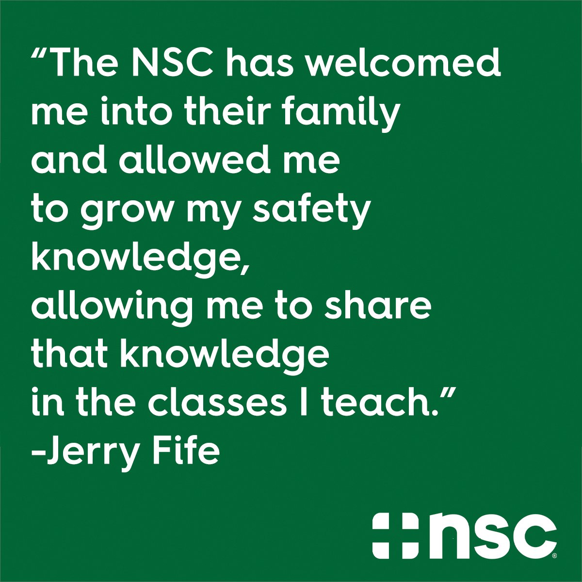 NSCsafety's tweet photo. We are excited to announce our recent ASC recipients, which included over fifty safety professionals and CAP scholarship winners in addition to full-time NSC employees like ASC recipient Jerry Fife. https://t.co/bsSqfEUcDP