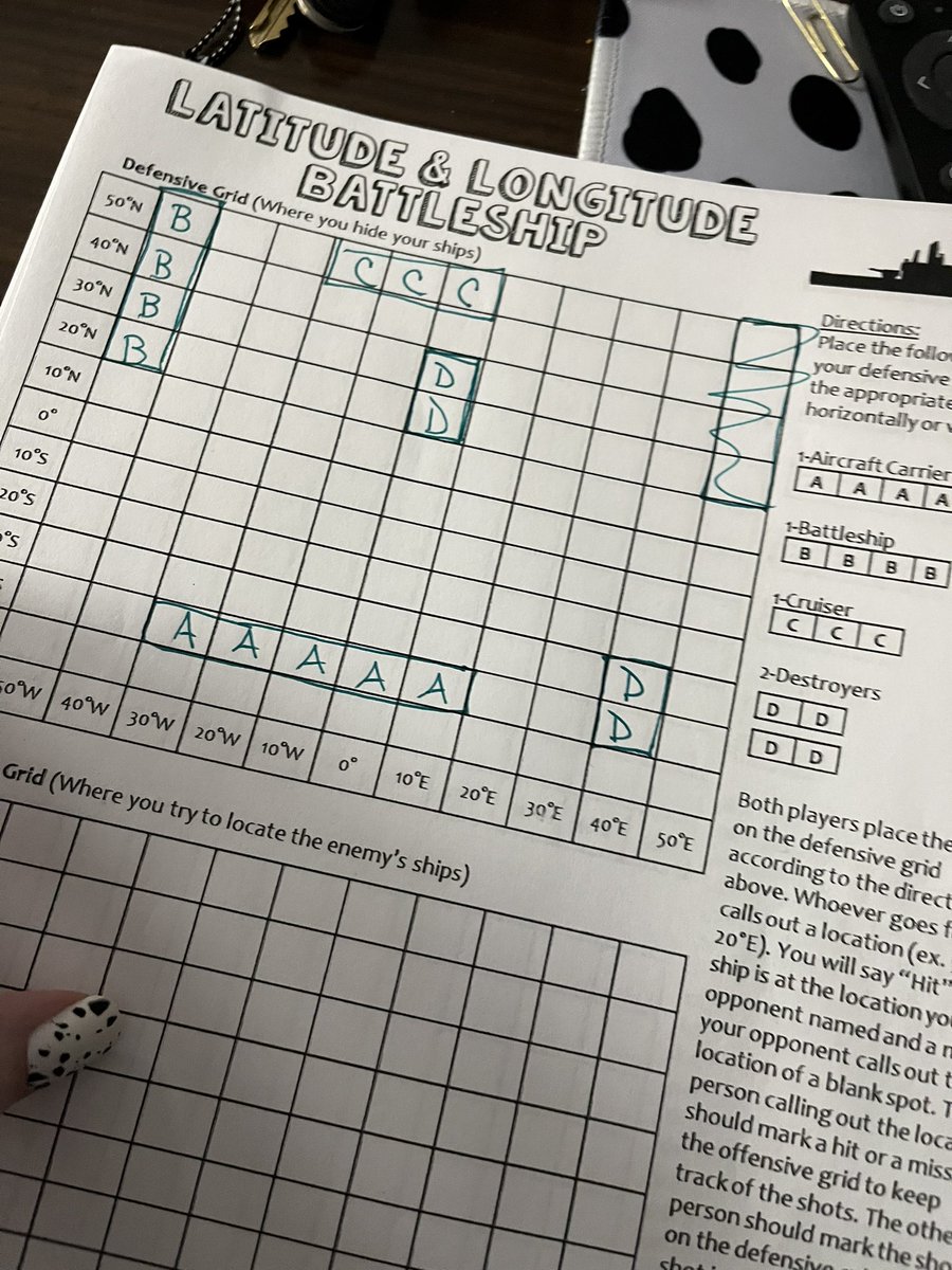 MBookworms's tweet photo. Latitude and Longitude Battleship 🚢After practicing with partners, can the class beat the teacher?! #BeRoyal https://t.co/cKy6DpL67K