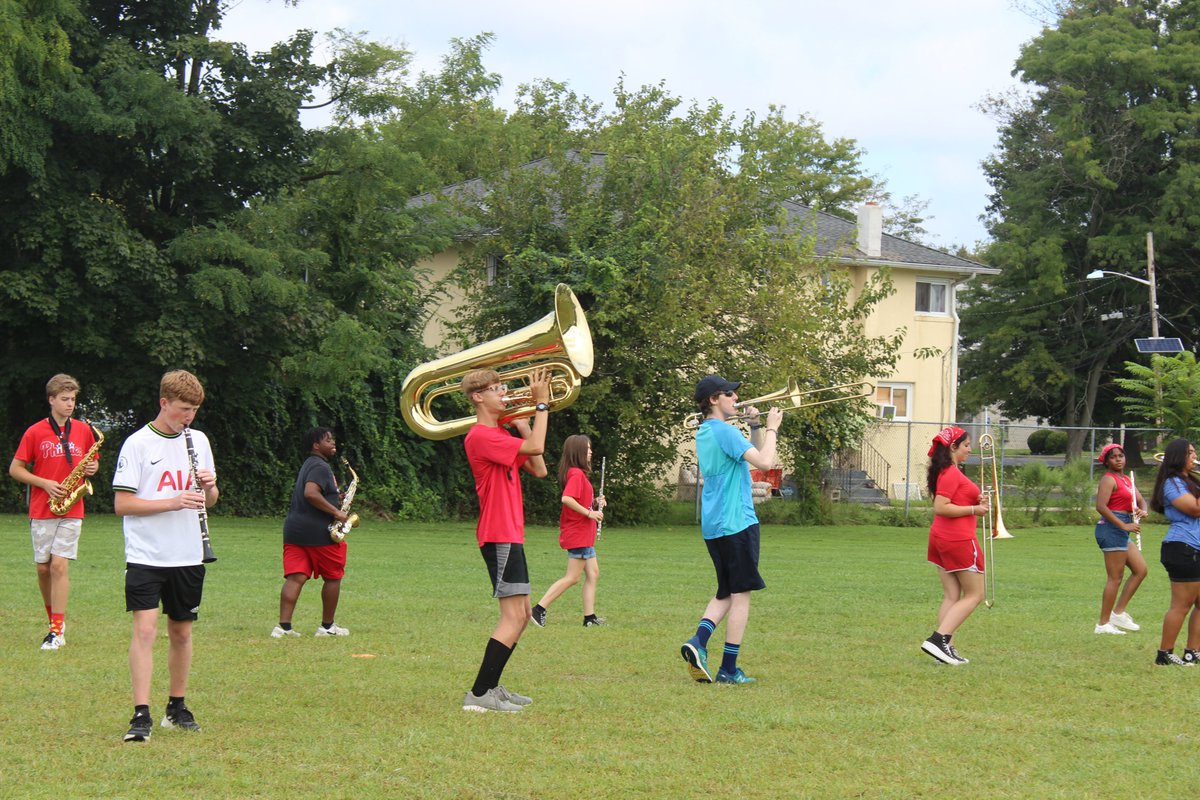 📣 TODAY in Hamilton! Our @HTSD_West Marching Band on the fields & Band Room 🎷 🥁 🎺 Practice = Excellence 🐝 #HTSD #HTSDPride @ScottRRocco @HTSDSecondary @HornetBands @AmandaJWegman @WestVP_Flanagan