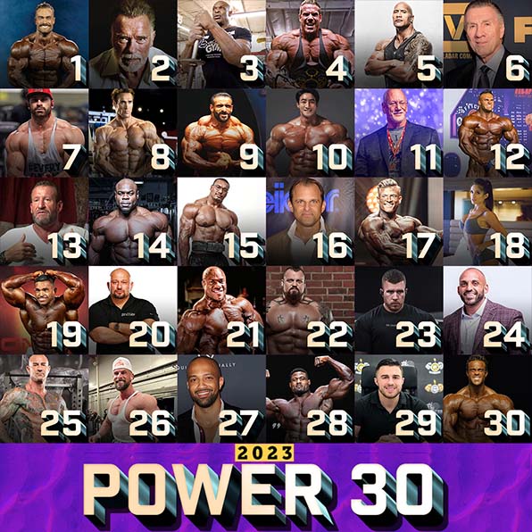 GenerationIron's tweet photo. Who are the 30 most powerful people in the Industry &amp; Business of bodybuilding, strength sports, and fitness of 2023?? Our panel of experts make their official picks for the industy's annual #POWER30 list.

Full list here: https://t.co/9W6JQwGkbp https://t.co/52T4wr4g23