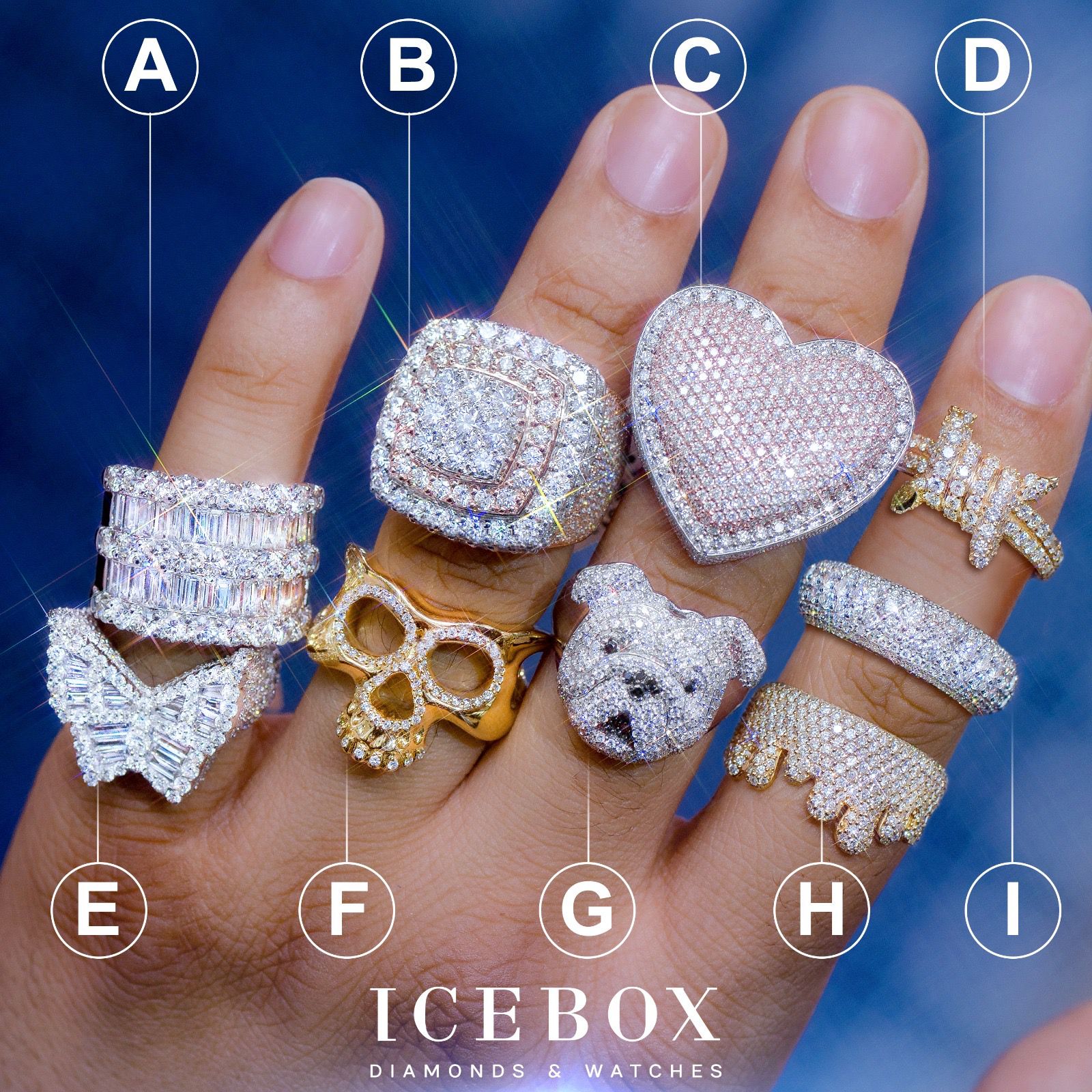 Ice sale box ring