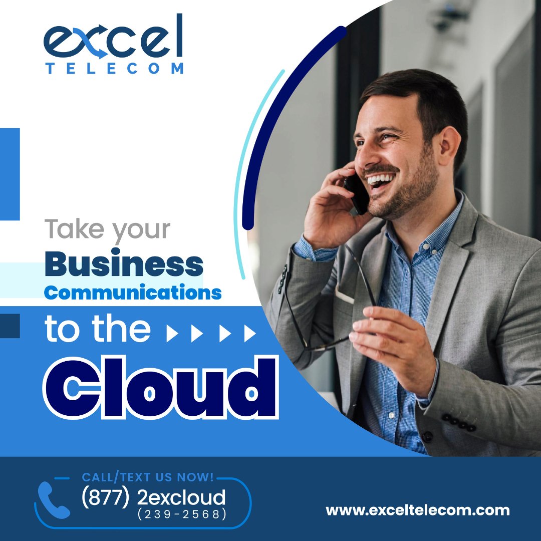 ExcelTelecominc's tweet image. Get your head in the game and your communications in the cloud! 

Making the switch to cloud communications can open a door full of new features and opportunities!

exceltelecom.com/en/solutions/c… 

#cloud #cloudcommunications #cloudtelephony #businesscommunications