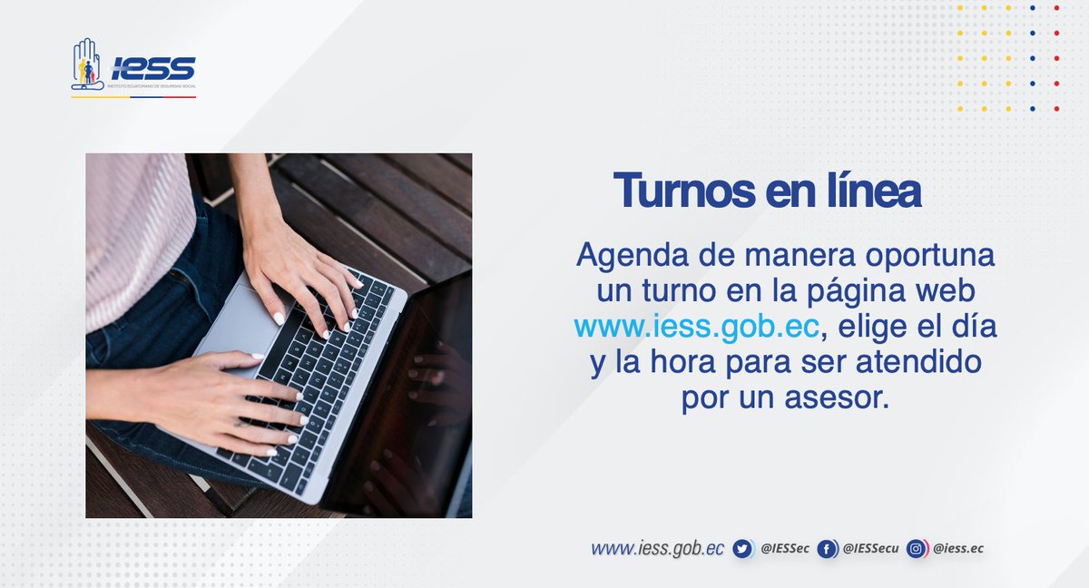 AzuayIESS's tweet photo. #IESSatuServicio l Evita largas filas o demora al realizar tus trámites en el edificio de la dirección provincial. Agenda un turno en línea en https://t.co/Wf1a9NOmg0 y asiste a las ventanillas el día de tu atención.

📍Todos los trámites del #IESS son gratuitos. https://t.co/9T6ct8zH3I
