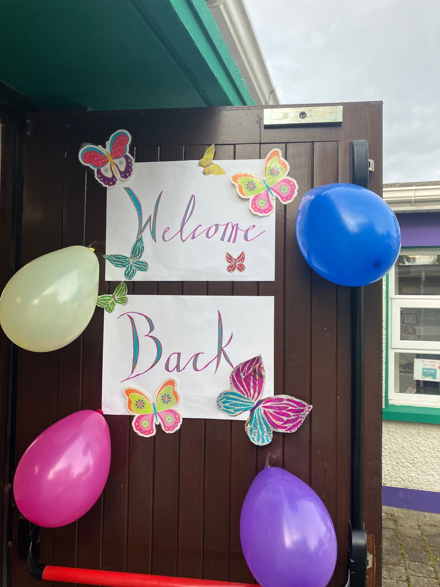 CloneenNS's tweet photo. A big welcome back to all our pupils and their families https://t.co/rAzEKO0MF0