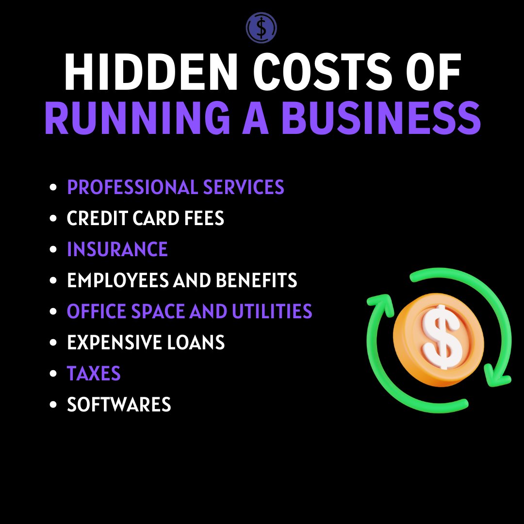 AM_Productss's tweet photo. Hidden Costs of Running A Business https://t.co/46DzCUCiBV