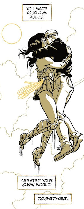 Trinity (2016) #22 // Wonder Woman: Black and Gold (2021) #3
#WonderTrev #WonderWoman #SteveTrevor #DCcomics 
When you chose love over fear: