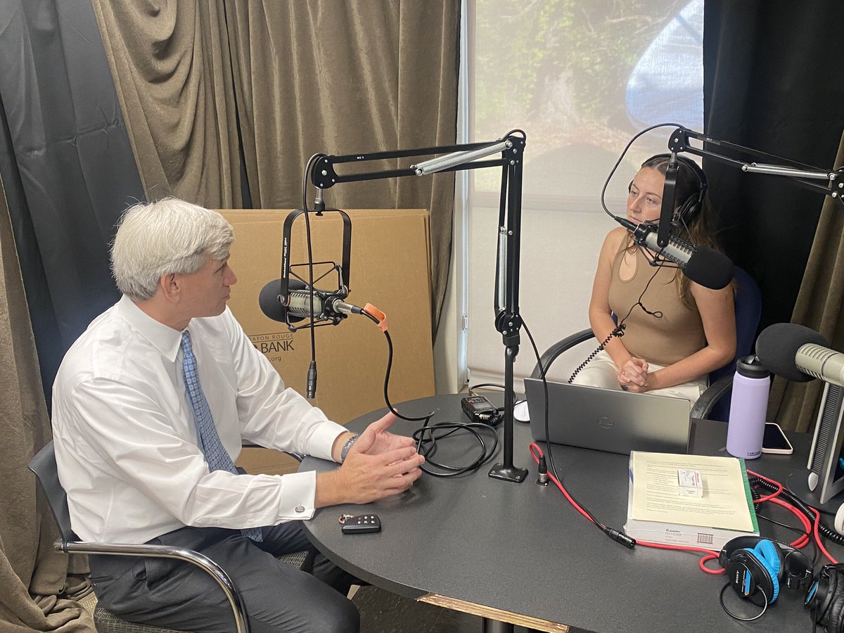 Great to be in studio with Molly at <a href="/WRKF/">89.3 WRKF</a> to discuss how we lower insurance rates, bring insurance companies back to Louisiana and improve the industry as a whole for our citizens. We must address the underlying issues and I will do that as your Commissioner.
