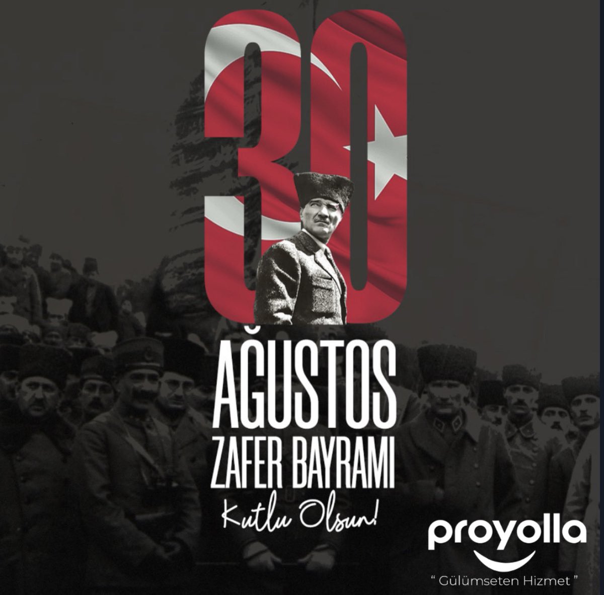 Mustafa Kemal Atatürk ve silah arkadaşlarını saygı ve minnet ile anıyoruz.

30 Agustos Zafer Bayramımız Kutlu Olsun! 🇹🇷 

#30ağustos #zaferbayramı