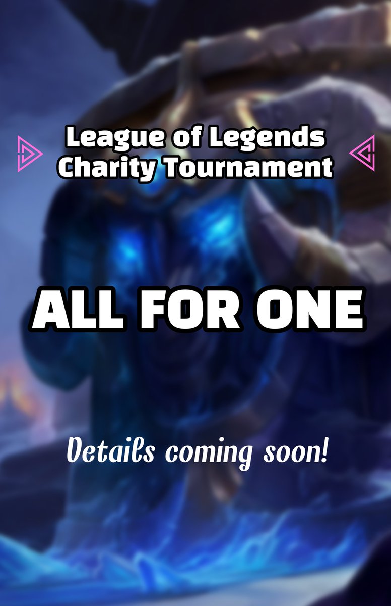 This will not be the final graphics, but it's time to create a centralised point of information for the tournament. This post will be updated, whenever a detail is decided or amended. 

First things first - the name! 
🌟All For One🌟