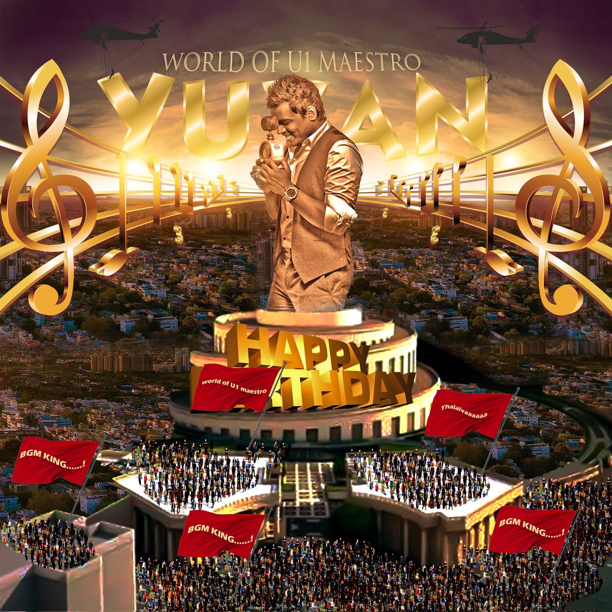 sambathsankar_'s tweet image. &quot;Works of art make rules.rules do not make works of art.&quot; 

Design By: @S107tm
SPECIAL TAG : #HBDBelovedYUVAN

 Advance Happy Birthday My Soul
 My everything Thalaivan.🔥
@thisisysr
&quot;World of U1 Maestro&quot;
Advance Happy Birthday Thalaivaa.