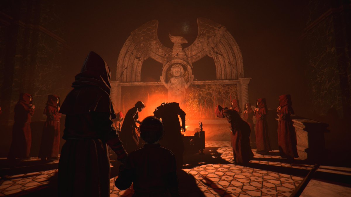 Gamedesigndiary's tweet photo. Really enjoying the journey through this very picturesque scenery. Its definitely more balanced towards story over tactical game play this time out. Let the tale of the rats continue :]  #APlagueTaleRequiem https://t.co/1mhLan3YzE