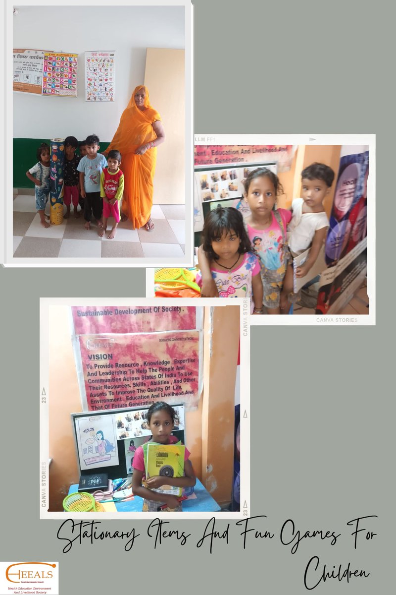 Stationary Items And Fun Games For Children . 
Donate Stationary Items For Children . Contact +91-7982136660
S
Email communications@heeals.org 
#giving #stationaryitems #heeals #ngo #india #international #volunteer #internship #fyp #explorepage #trendingphoto #donate #Twitter