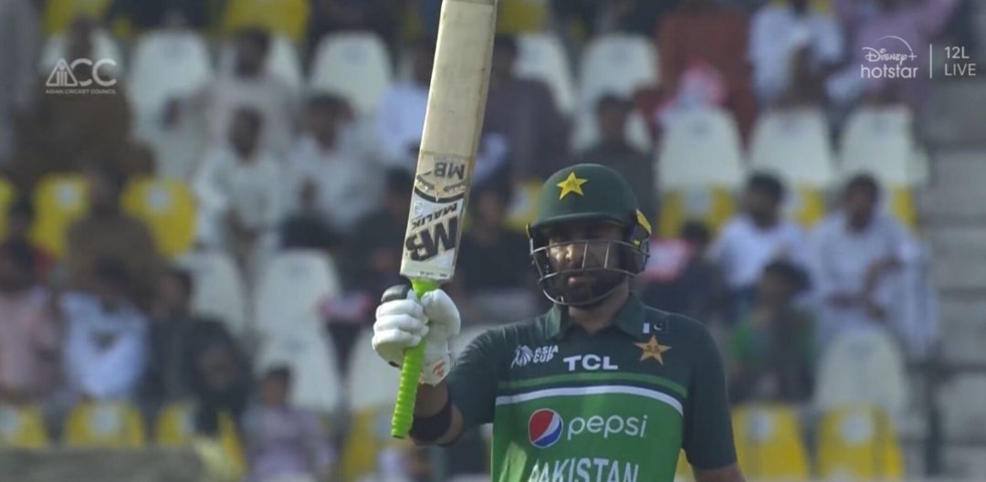 The Reason Of His Century Is Malik On The Bat❤️!#PAKvNEP #MultanCricketStadium #AsiaCup23