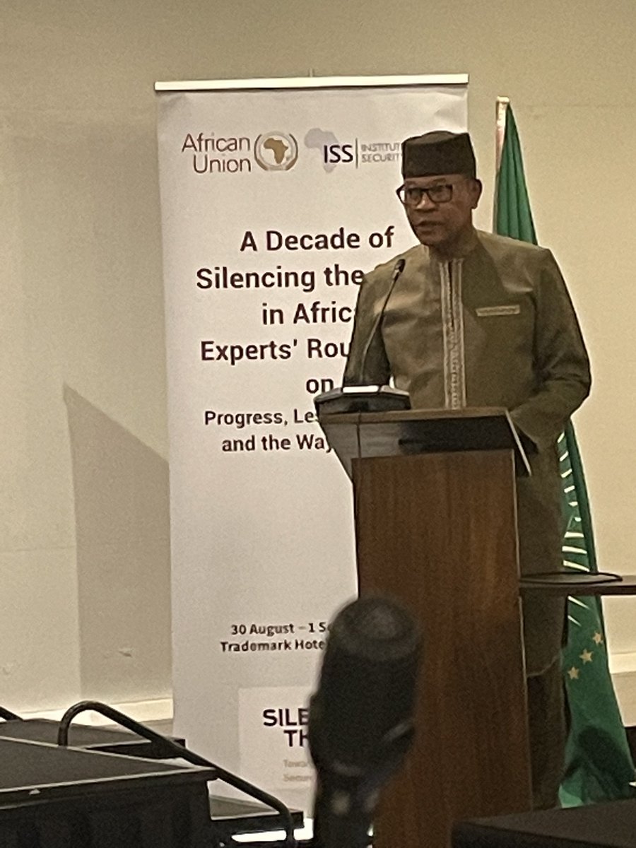 The #AU High Rep. for @STGinAfrica H.E. Dr. Mohamed Ibn Chambas described the meeting as a critical one, happening against a backdrop of a series of new conflicts and a wave of Unconstitutional Changes of Government.