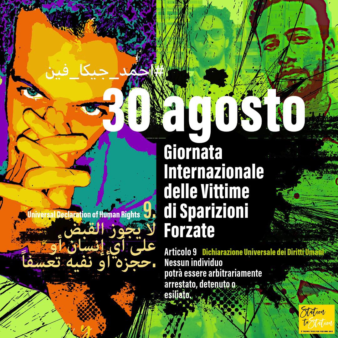 #30agosto Giornata Mondiale delle Vittime di Sparizione Forzata. Fra moltissimə anche Gika del quale non si sa più nulla. Per questo continuiamo a chiedere #WhereIsGika?