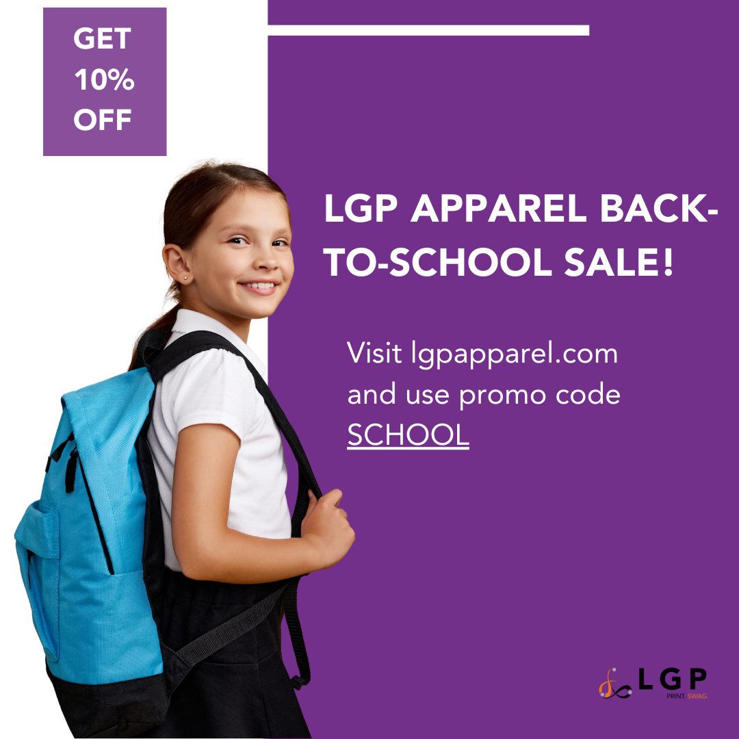LgpHub's tweet photo. ⚡️ Hurry up and shop now, because our Back to School sale is ending TOMORROW!⏰ Get 10% off by using code: SCHOOL at checkout. 🛍️ What are you waiting for? Score top marks in style and shop now! 

#BackToSchoolSale #LGP #LastChance #sale #school https://t.co/FzchYxTL8u