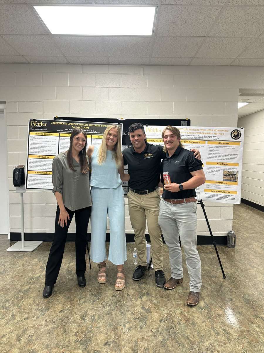 JTurnerExRx's tweet photo. George Pfeiffer Symposium 2023

So grateful to present on CLAWS and some of the trends we’re seeing in Pfeiffer DIII athletes.

Title: 3, 2, 1, GET UP! AW Monitoring Using VB Metrics

Collabing with Univ. Athletics and jumpstarting a Sports Science program? Unprecedented in D3!🤙 https://t.co/QNrhv22iLv