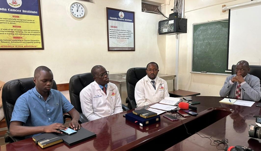 UgandaCancerIns's tweet photo. This morning, we shared successes of two of our staff who have won internationally recognized awards from Lee Jong-Wook Fellowship in Seoul South Korea.
Dr. Martin Origa and Solomon Owino Canna.
#ResearchIsOurResource https://t.co/Qz6yG1lgRz