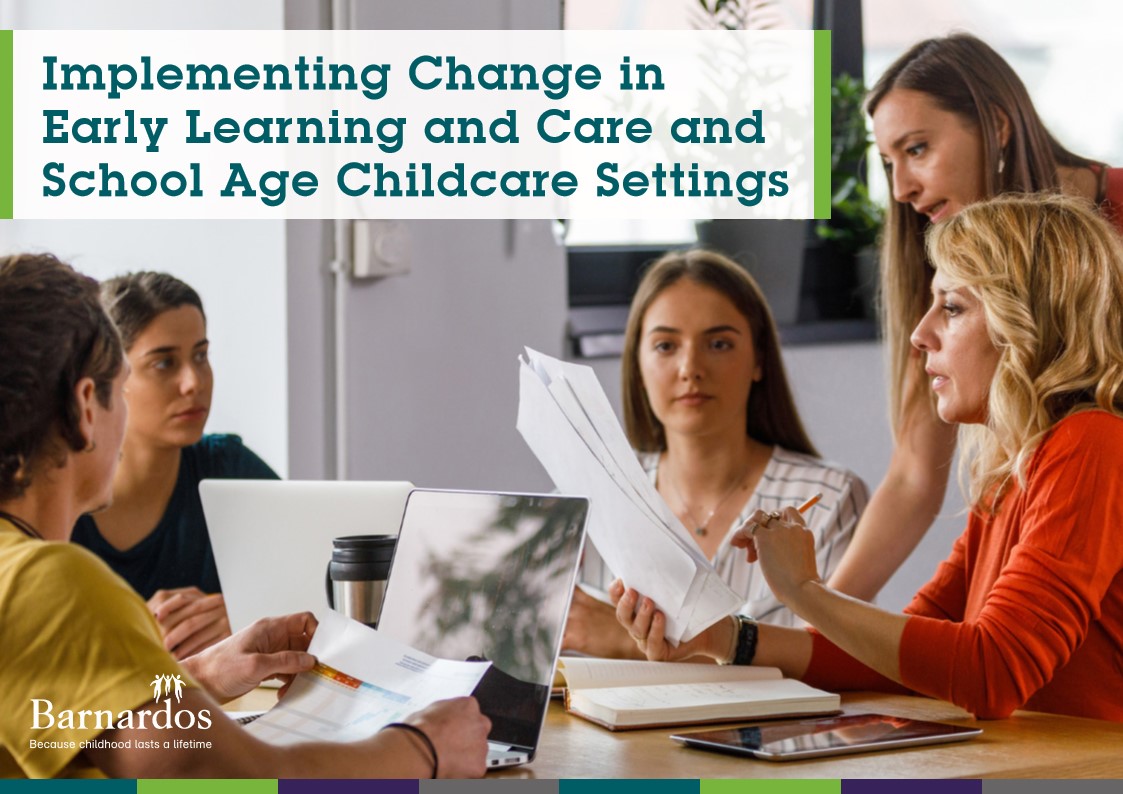 New from Barnardos 
• how to plan for and drive change effectively
• how to consult &amp; communicate positively with key stakeholders
• how to ensure the change is implemented as planned
• how to review &amp; evaluate the change after implementation
knowledge.barnardos.ie/server/api/cor…