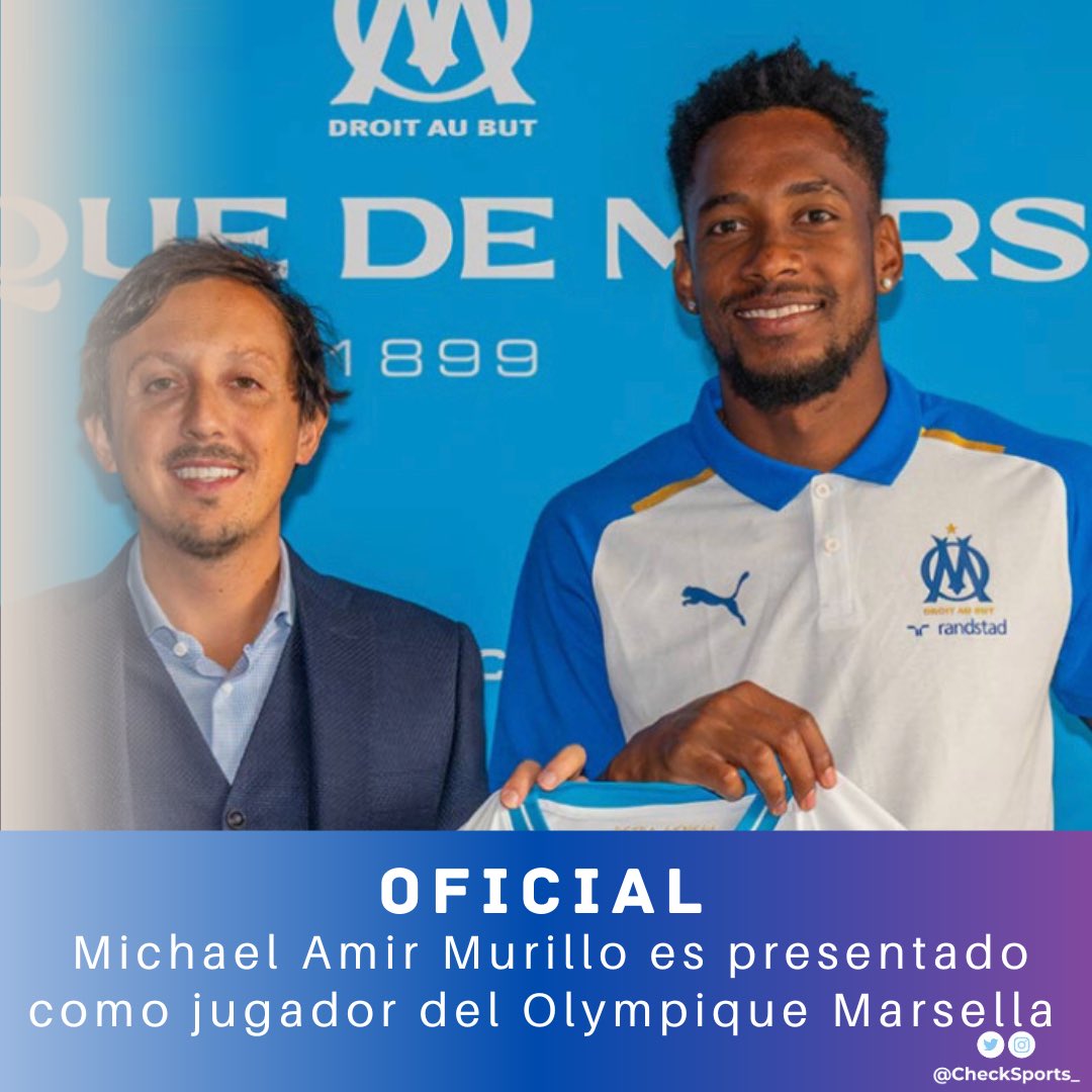 ¡Oficialmente jugará en Francia 🇫🇷!

El lateral panameño Michael Amir Murillo fue presentado con el Olympique Marsella, tras 3 años en el Anderlecht.

¡Un panameño en un grande de la #Ligue1!

#CheckSports