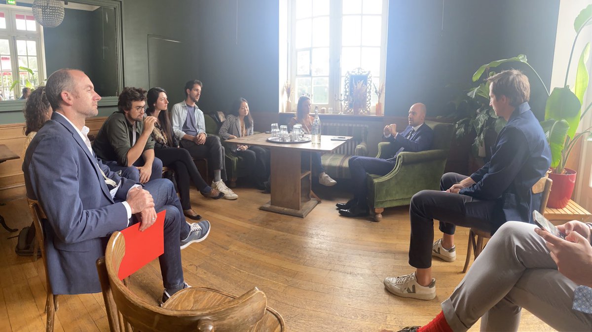 L’impact va devenir un des critères de ⁦<a href="/LaFrenchTech/">La French Tech</a>⁩ dans les années à venir. Avec ⁦<a href="/jnbarrot/">Jean-Noël Barrot</a>⁩ #UEED2023