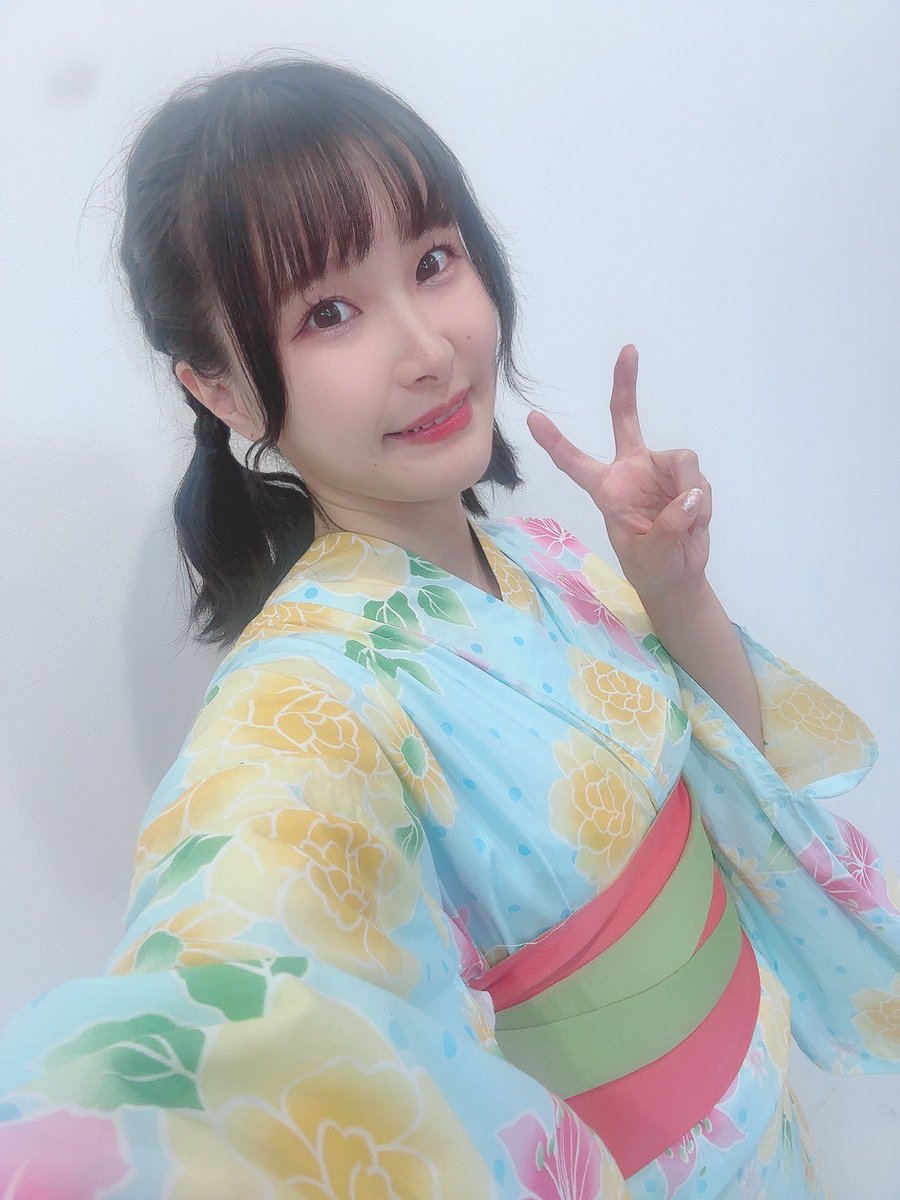 さしさし ありがとうございました⸜( ◍´꒳`◍ )⸝ ちゅんるんと浴衣を