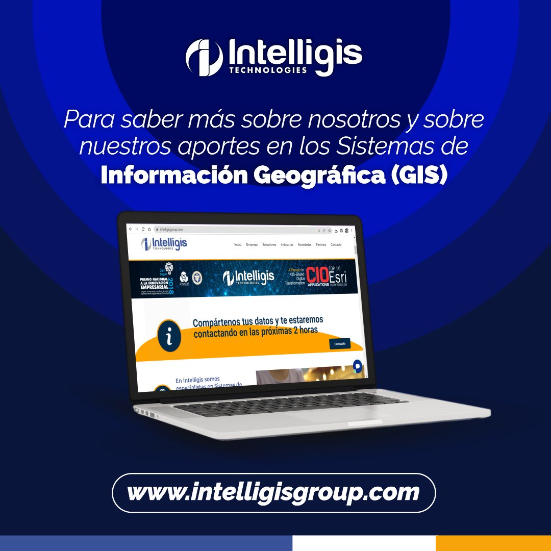 intelligisgroup's tweet image. En nuestra página web tendrá la información que necesita y además, podrá establecer contacto con nuestro equipo que estará disponible para orientarlo en sus inquietudes y requerimientos. 

#IntelligisTechnologies #SmartMaps #GIS #tecnologia #innovacion #latinoamerica