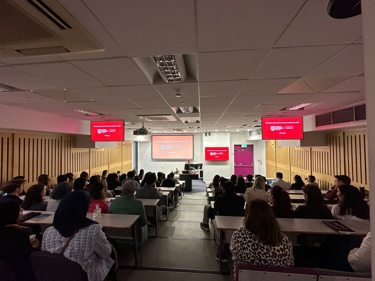 QUB Pharmacy School (@pharmacyatqub) on Twitter photo All Ireland Schools of Pharmacy Conference here we go. <a href="/QUBelfast/">Queen's University Belfast 🎓</a> is hosting it this year. It is great to receive our colleagues from <a href="/tcddublin/">Trinity College Dublin</a> <a href="/UCC/">UCC Ireland</a> <a href="/UlsterUni/">Ulster University</a> <a href="/RCSI_Irl/">RCSI</a> All Ireland Schools of Pharmacy Conference here we go. <a href="/QUBelfast/">Queen's University Belfast 🎓</a> is hosting it this year. It is great to receive our colleagues from <a href="/tcddublin/">Trinity College Dublin</a> <a href="/UCC/">UCC Ireland</a> <a href="/UlsterUni/">Ulster University</a> <a href="/RCSI_Irl/">RCSI</a>