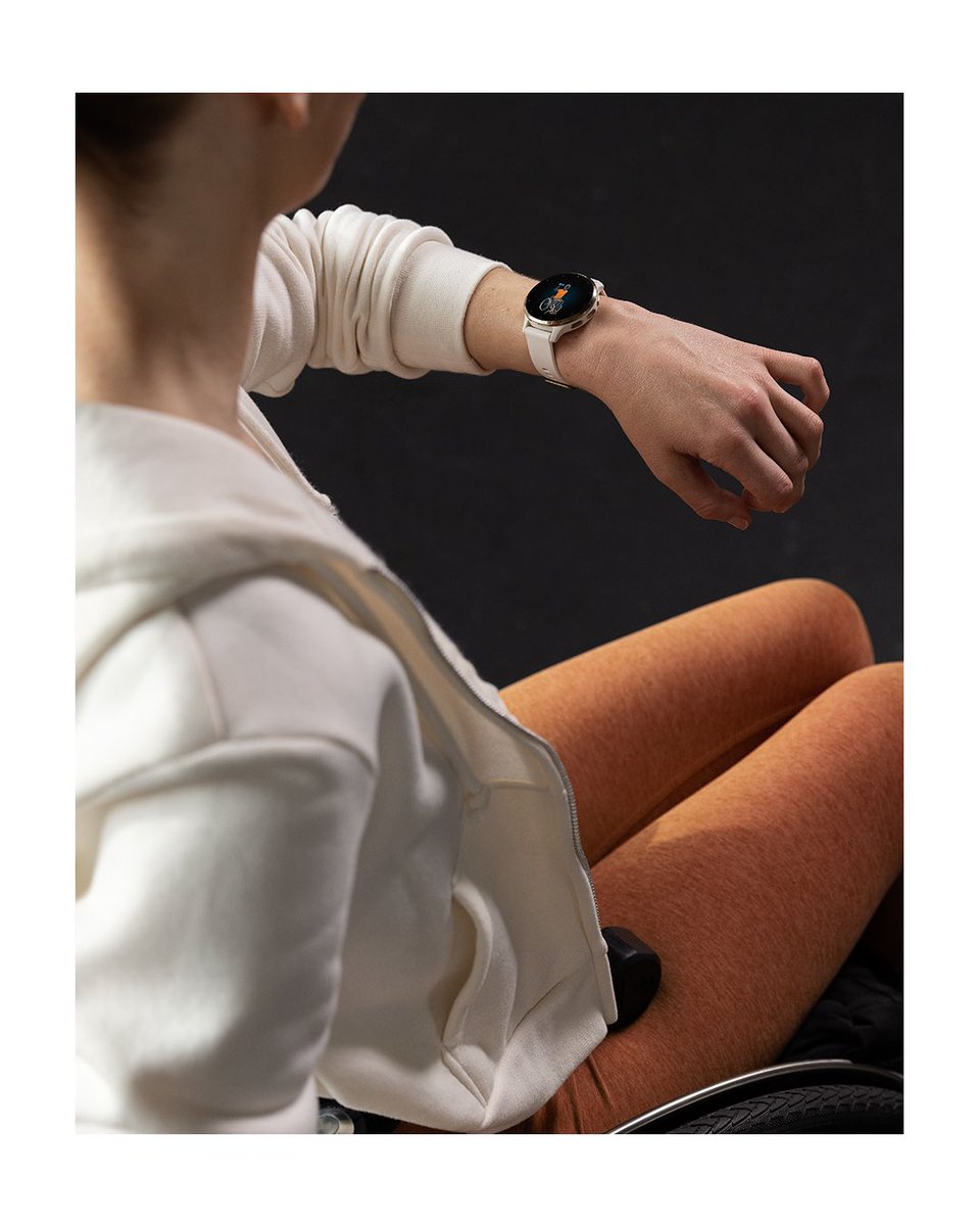 Garmin's tweet image. The #Venu 3 series is for everyone.

With the new wheelchair mode, you can track pushes and hit the gym with new dedicated wheelchair workouts provided by @AdaptToPerform.