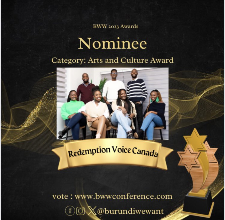 akezanet's tweet photo. 🔴« @RVoiceBdi - canada » et plusieurs burundais résidant au Canada sont nominés dans la compétition « Be We Want Arts and Culture »
==========================
 
@burundiwewant (BWW) est une organisation à but non lucratif basée à Ottawa, au Canada, qui se consacre au service de la diaspora burundaise. La mission principale de l'organisation est de fournir une plateforme dynamique qui implique activement les jeunes et diverses organisations pour favoriser l'autonomisation économique, faciliter le développement professionnel et promouvoir l'engagement communautaire actif.

Ce concours récompense différents profils de professionnels burundais de la diaspora sous plusieurs catégories notamment Leader jeunesse exceptionnel, entrepreneuriat, leader communautaire exceptionnel, le plaidoyer et l’activisme, sport féminin et bien d’autres. 

Vous saurez qu’en proposant différentes activités comme les ateliers et le mentorat, l’organisation « BWW Arts and Culture » vise à doter les individus des compétences et des connaissances nécessaires pour réussir dans les domaines de leur choix. 

Pour voter cliquez sur ce lien👉🏻https://t.co/vxOT21efMp

Bon vent à tous les candidats!
#lesbeautesdecheznous #akezanet #BWWArtsandCulture #Burundi