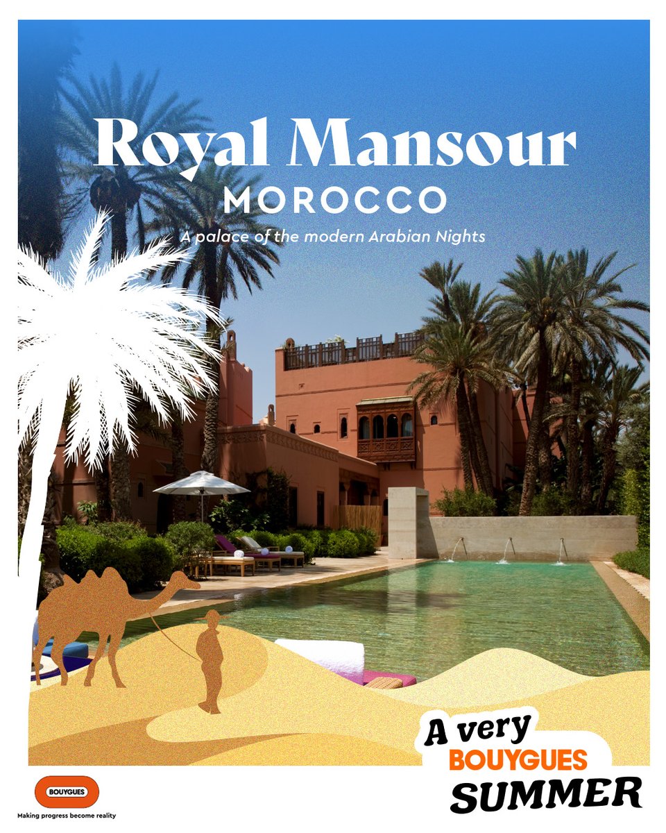 GroupeBouygues's tweet photo. [A Very Bouygues Summer ☀️]

Le Royal Mansour is a hotel complex designed as a typical Moroccan medina that honours the skills of local master craftsmen. It is a perfect illustration of the expertise of #BYMARO for the creation and renovation of luxury hotels.

📸 : Yves Chanoit https://t.co/D6BcrvkpAB