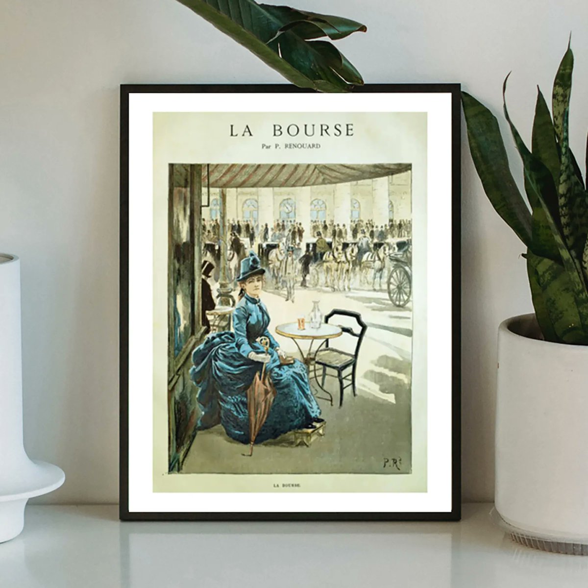 Add a classic style to your decor with this vintage illustration of a woman at a cafe in Paris. 
#vintage #vintagestyle #printsforsale #homedecor #classic #19thcentury #19thcenturyart #19thcenturyfashion #art #illustration #interiordesign 
buff.ly/3qRht46