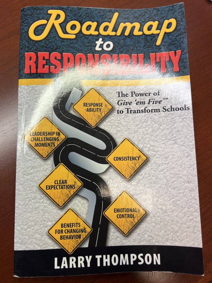 RA’s current faculty/staff featured book.  Having Larry Thompson coming to RA October 9th to work with us.  Excited about his visit.