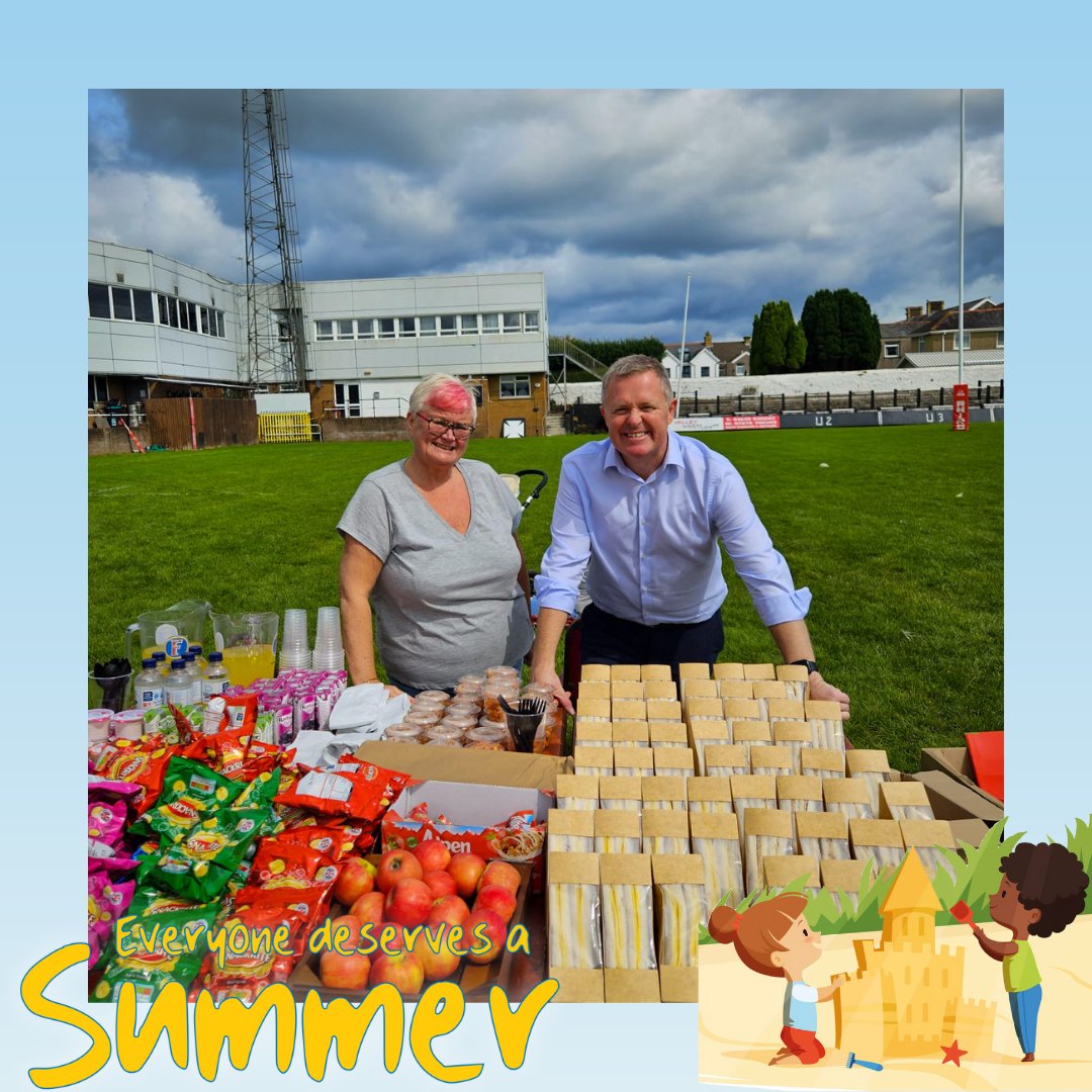 carolynharris24's tweet photo. ☀️You can't ask for much more! A sunny afternoon spent with good friends, and putting some smiles on the faces of youngsters who deserve it.

An amazing event, well done @NPTCouncil Team Around the Family 👏 Pleasure to bring #EveryoneDeservesASummer to @neathrfc🏉 https://t.co/nFa0tpuyoZ