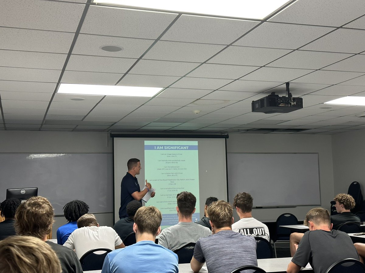 Thanks to <a href="/gsteffes22/">Gary Steffes</a> for sharing with our program yesterday! Gary's message about confidence and identity was powerful! #CheckBall