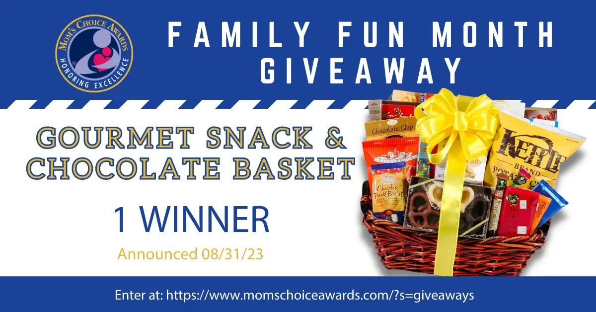 MomsChoiceAward's tweet image. 🎉Celebrate #FamilyFunMonth with a SWEET #giveaway! 🎁🍫 MCA is giving away a delectable basket of gourmet snacks and chocolates from GourmetGiftBasketscom to make your family moments EXTRA special!🥳✨ Don&apos;t miss out on this scrumptious treat!

Enter 👉 bit.ly/3qEwSES