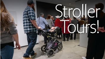 #NewParents: our Stroller Tour is back on Aug30 @11am. Learn about our exhibitions, socialize with other parents & enjoy flexibility whenever you need to step away to attend to your little ones. Register: bit.ly/3XwmTxw #StrollerTour #Art #Galleries #Exhibitions #YegDT